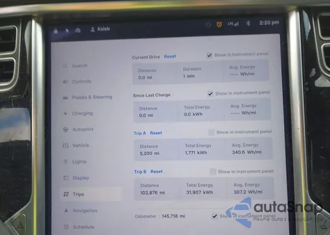 2017 Tesla Model S 100D/60D/75D/90D/P100D из США, поврежденный, VIN 5YJSA1E28HF209800
